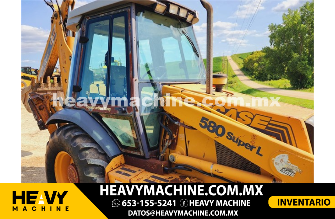 Maquinaria Pesada Retroexcavadora 2001 Case 580 Super L